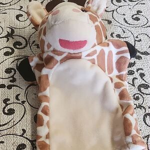 Source Unknown Giraffe Hand Puppet - Brown and Cream